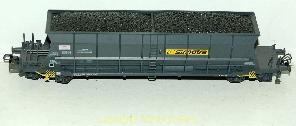 H6 272 ELECTROTREN WAGON TREMIE DOUBLE EF 60 SNCF SIMOTRA H6 272